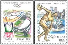 Timbres Sports JO Italie