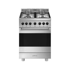 Cuisinière 60 cm Smeg Master Four électrique / Table de cuisson à Gaz B61GMX2...