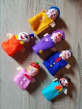 LOT PETITES MARIONNETTES DE DOIGT SPECTACLE ENFANT REPRÉSENTATION THÉÂTRE  