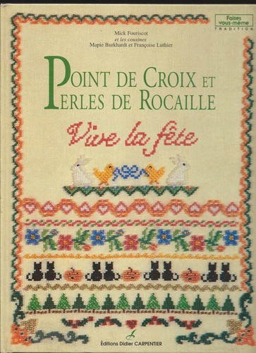 Livre point croix perles - de,
