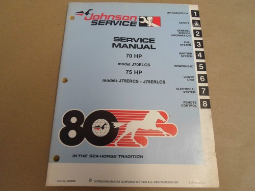 1980 johnson service atelier - 1980,