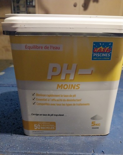 Seau 5kg cash piscine - ph,