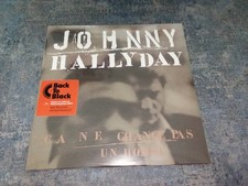 JOHNNY HALLYDAY : lp 33t edition back to black ca ne change pas un homme