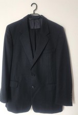 Beau costume homme MASSIMO DUTTI bleu  Laine/cachemire  T: 52  (voir mesures)