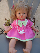 ADORABLE POUPEE NINES D'ONIL DE 44 CM BLONDE AUX YEUX BLEUS