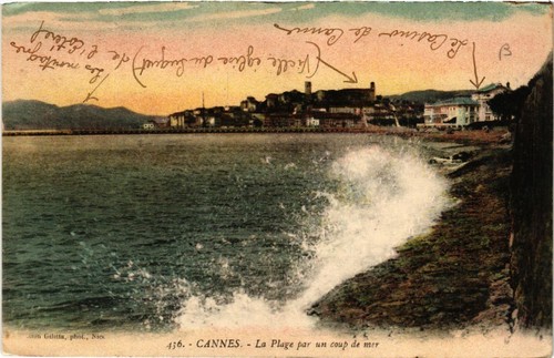 Cpa cannes plage - cpa, un
