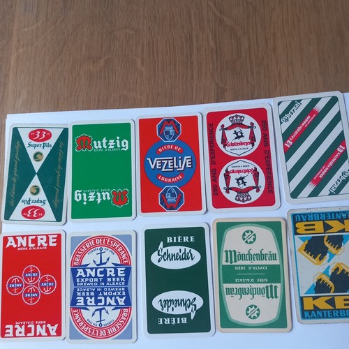 Lot anciennes cartes à - lot, 10