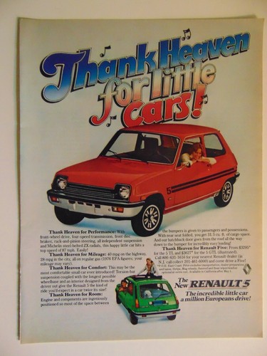 1976 renault little car - renault,