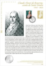 france 2025 Claude Henri de Rouvroy comte de Saint-Simon 1760 1825 1v DOC PHI