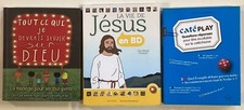 3 livres JESUS en BD - Caté