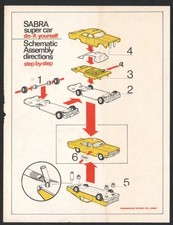 Voiture jouet SABRA par Gamda