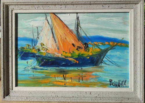 Marine vintage tableau - marine,