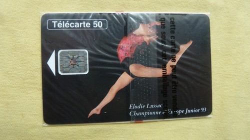 Elodie lussac télécarte - lussac, 50