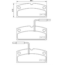 BREMBO Plaquettes De Frein