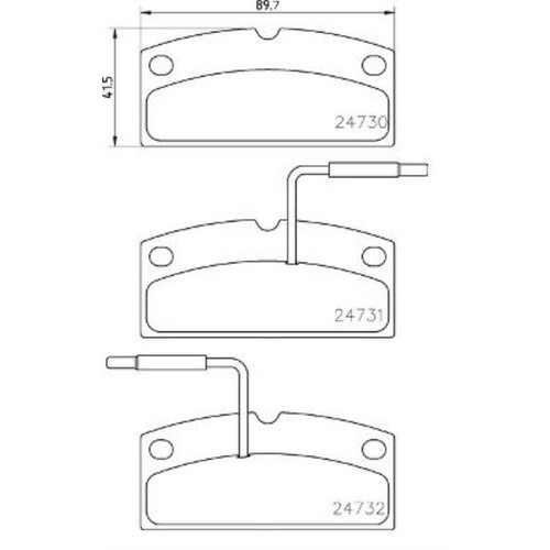 Brembo plaquettes frein - brembo, de