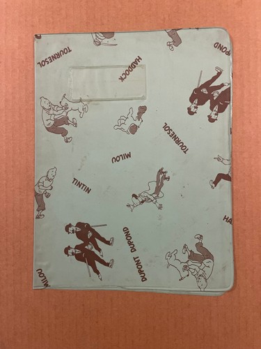 Tintin protège cahier en - :,