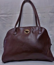 Superbe sac SEQUOIA cuir porté épaule chocolat, SEQUOIA bag genuine leather