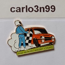 #0092 PIN'S BROCHE ASA NEVERS MAGNY-COURS VOITURE COURSE  VINTAGE - SIGNÉ STREET