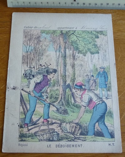 Ancien protège cahier - ancien, protège-cahier