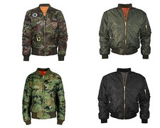 Femmes MA1 Fermeture Bomber
