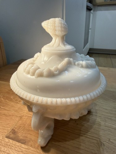 Bonbonnière opaline - bonbonnière, en
