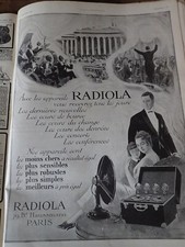 RADIOLA poste radio publicité