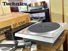Platine vinyle télécommandée Technics SP-10MK2A avec unité d'alimentation SH-...