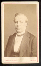 Deutchland, Seitz à Leipzig, Un homme pose (nommé) CDV Albumen print c.1875