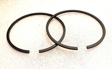 2 SEGMENTS VINTAGE AB-FRANCE 62 x 2mm COUPE DROITE MOTOS....... ANCIENNES "NOS"