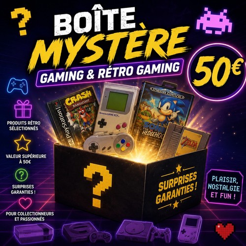 Boîte mystère jeux vidéo - mystère,