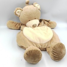 Doudou range pyjama ours beige écru avec écharpe NICOTOY - 34636