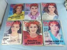 BURDA MODEN lot de 10 anciens