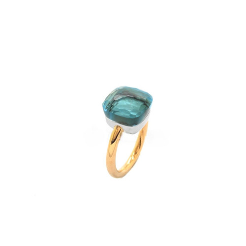 Bague topaze bleue - , gemme