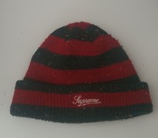 Bonnet Supreme À Rayures Vert