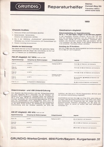 Service manuel instructions - service, d'instructions