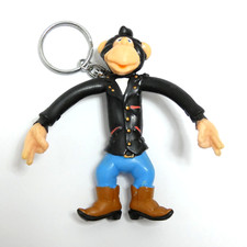 LC WAIKIKI ROCKER CUIR & BOTTES PORTE CLE FIGURINE JOUET VINTAGE COLLECTION RARE