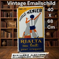 Signe Émaillé Vintage
