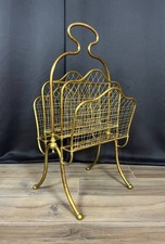 Porte-revues en laiton doré, dans le goût de la Maison Jansen, vers 1950-1960