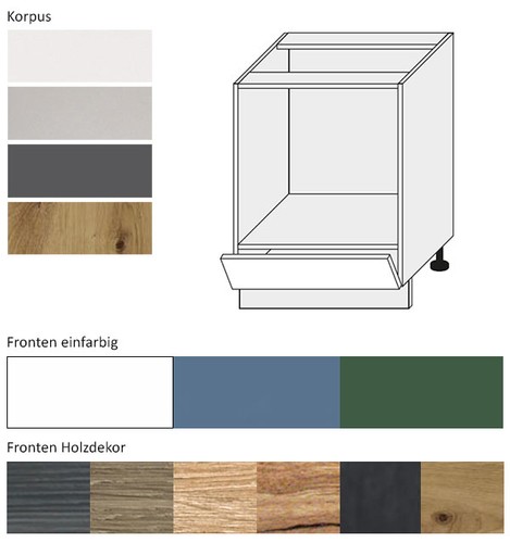 Meuble bas cuisine silver - de,