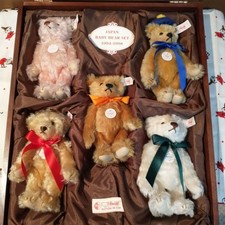 [RARE]Steiff Teddy Bear JAPAN BABY BEAR SET 2000 Japan limited Set of 5