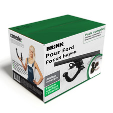 Pack Attelage Brink pour Ford Focus hayon 18- Amovible + Faisceau sp. 13 br. KIT