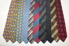 Lot De 10 Cravates En Soie