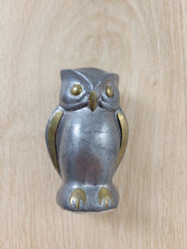 Figurine chouette hibou - , métal