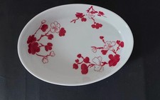 Plat Ovale  en porcelaine Pillivuyt Mehun 