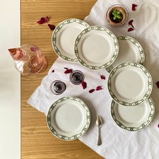 assiettes dessert terre de fer