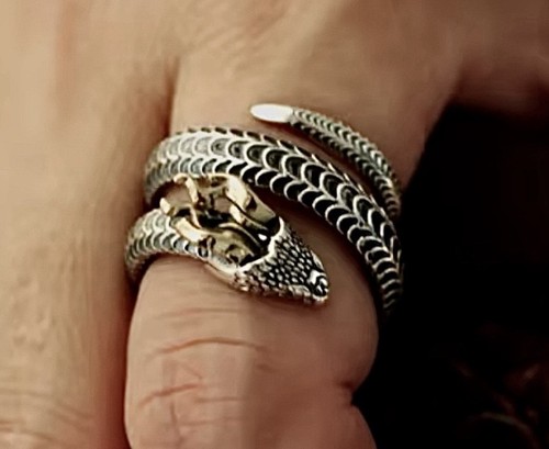 Chevalière bague dragon - chevalière,