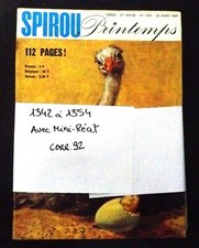 SPIROU correspondance album 92 - n°1342 à 1354.  AVEC les MINI-RÉCIT. 