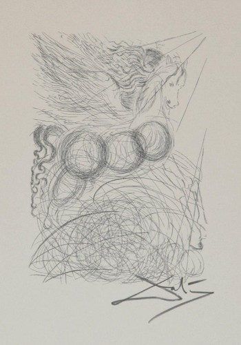 Salvador dali pégase - dali,,