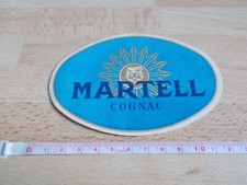 Rare autocollant vintage COGNAC MARTELL