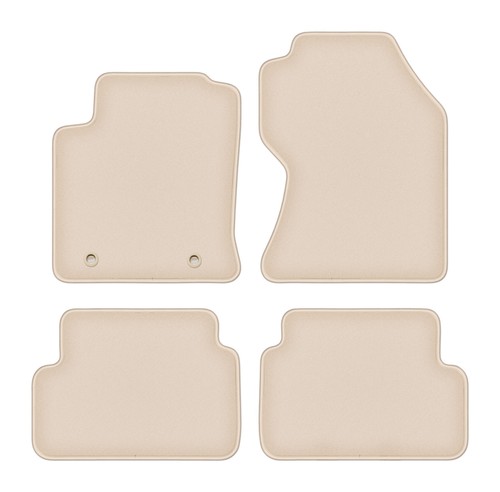 Tapis sol velours beige - tapis,